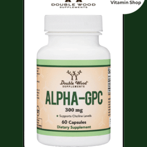 Alpha GPC 600mg Capsules - 60 Count Bottle