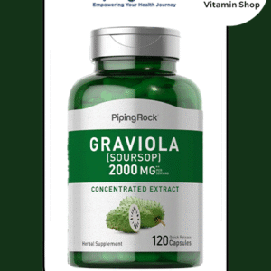 "Piping Rock Graviola Soursop 2000mg 120 Capsules Bottle"