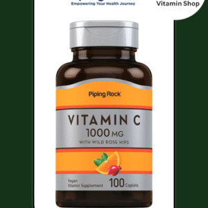 Piping Rock Vitamin C 1000 mg bottle with rosehips