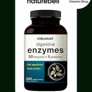 Naturebell Digestive Enzymes with Prebiotics (240 Capsules)