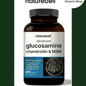 Naturebell Glucosamine Chondroitin MSM 240 capsules bottle