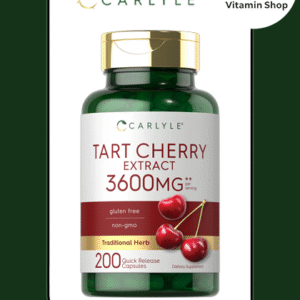 Carlyle Tart Cherry Extract 3600mg bottle 200 capsules